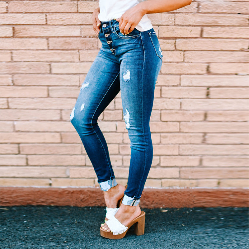 Holes Skinny Jeans photo 5