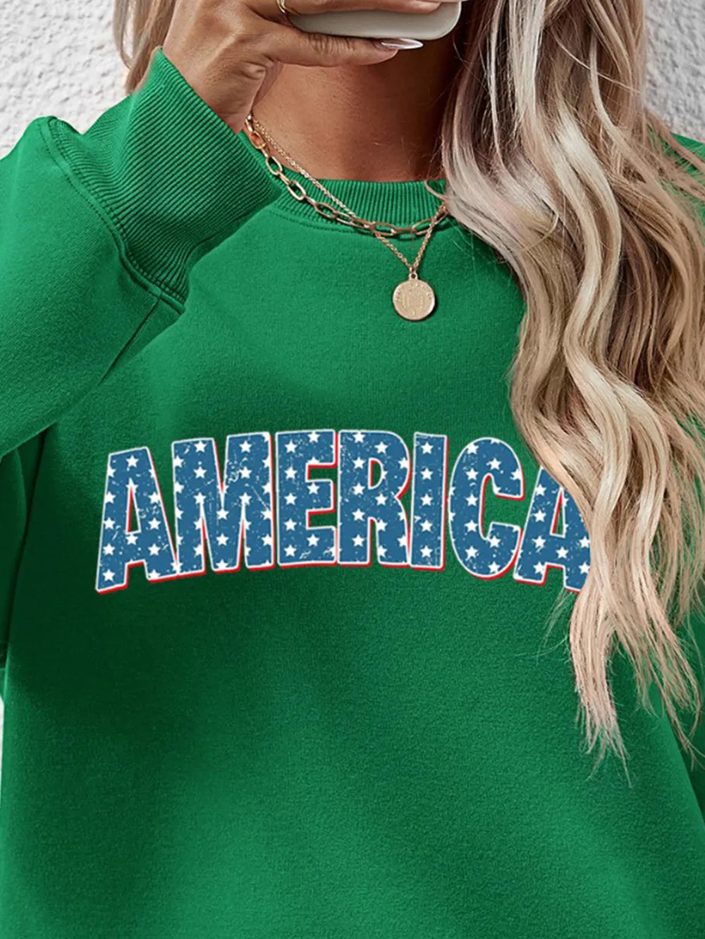 Round Neck Dropped Shoulder Sweatshirt (23)
