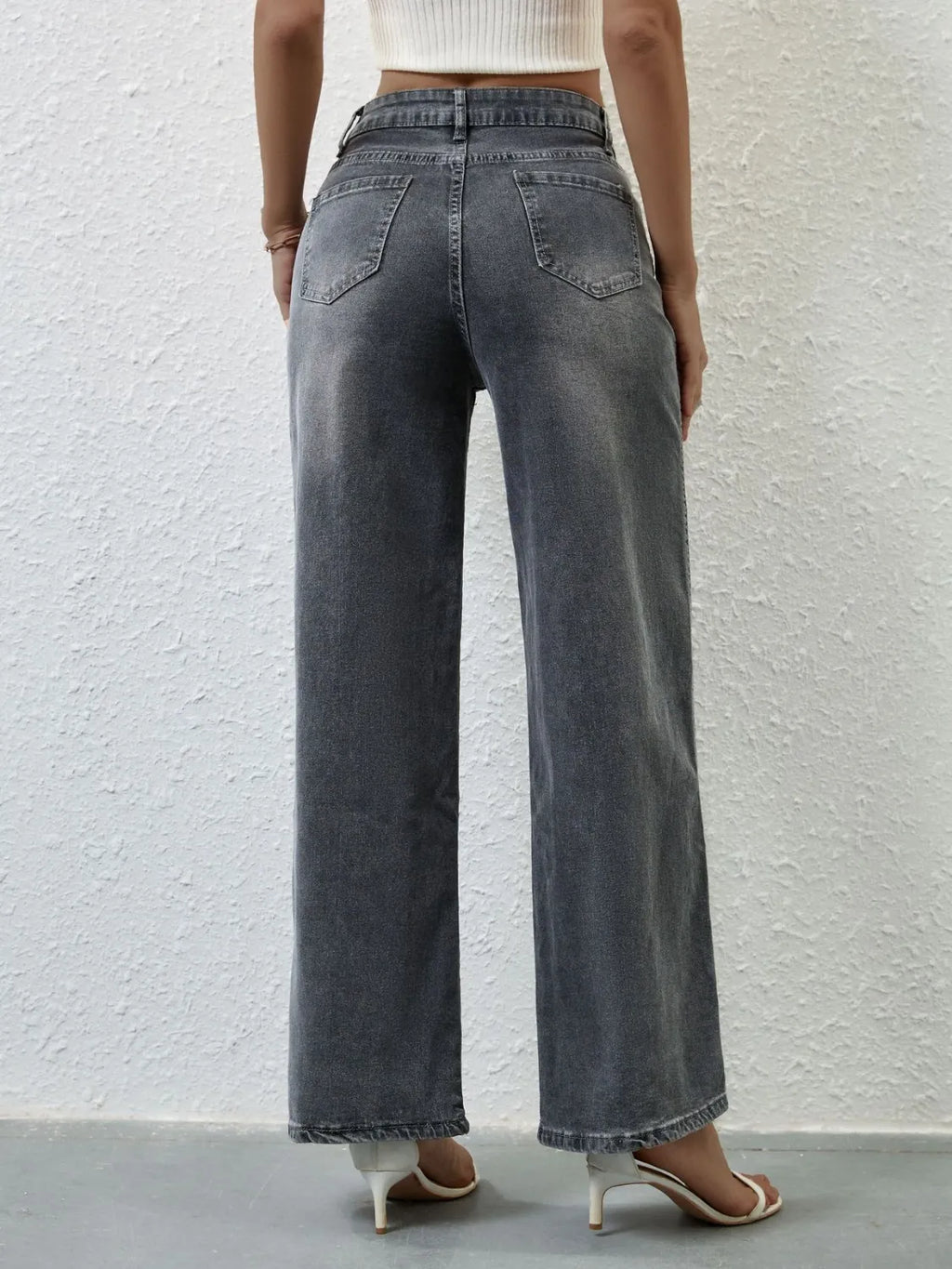 High Rise Wide Leg Jeans (12)