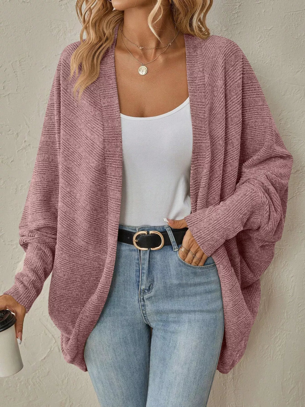 Open Front Cocoon Cardigan (29)