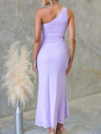 One-shoulder Cutout Bodycon Maxi Dress (17)