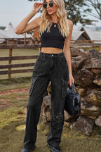 Loose Fit Long Jeans Pockets (8)