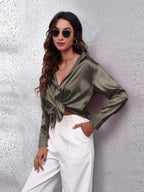 Button Up Collared Neck Long Sleeve Shirt (5)