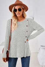 Round Neck Long Sleeve T-shirt (10)