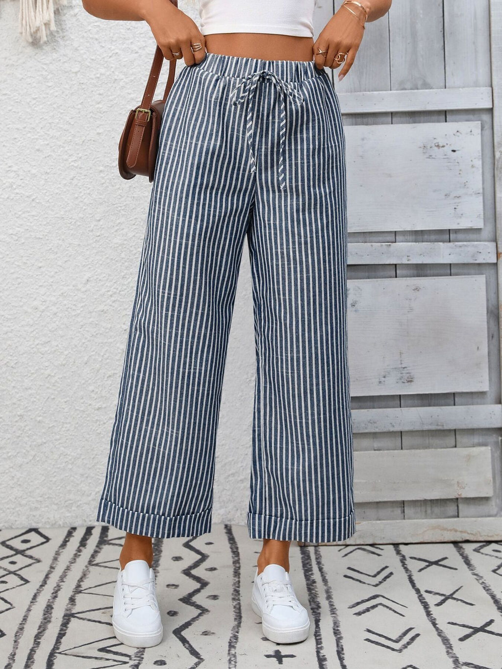 Striped Wide Leg Pants (9)