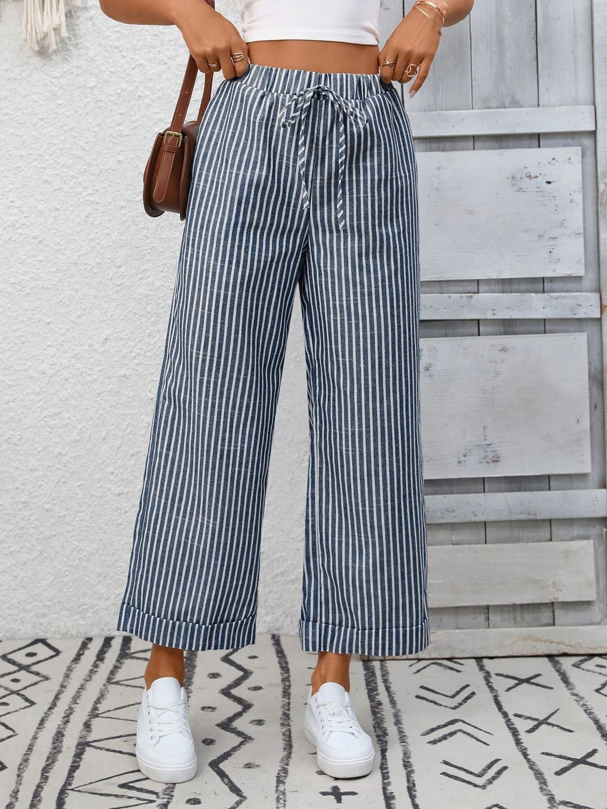 Striped Wide Leg Pants (9)