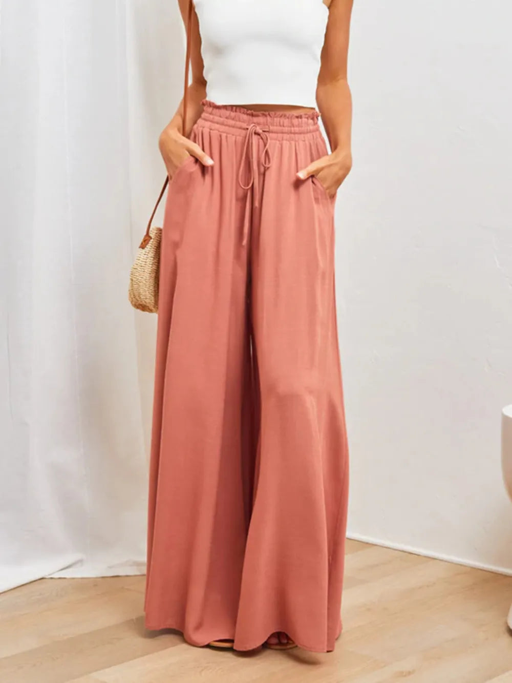 High Waist Wide Leg Pants (2)