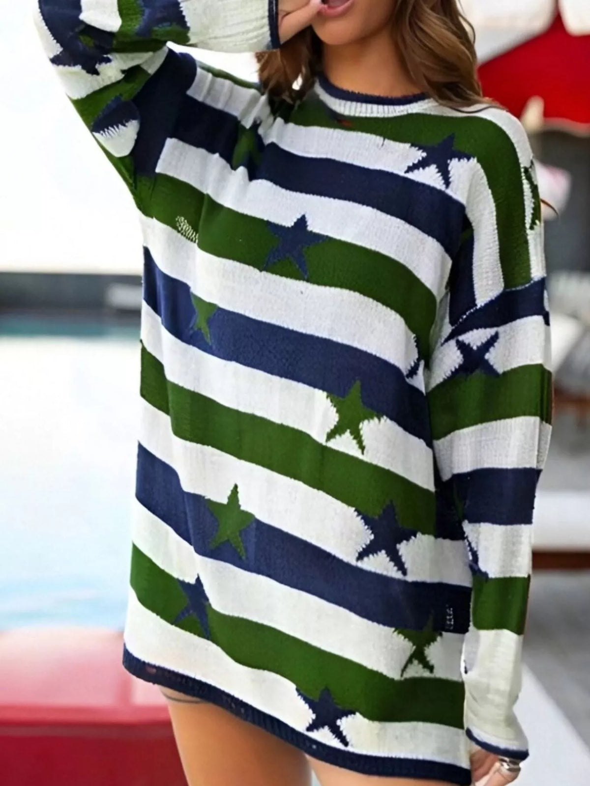 Stars Stripes Long Sleeve Sweater (14)