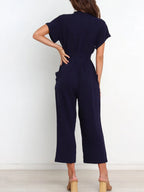 Notched Short Sleeve Tie Waist Jumpsuit (7)