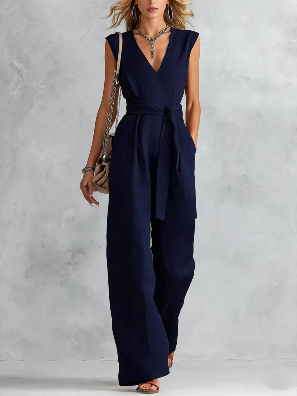 Sleeveless Wide Leg Jumpsuit (4)