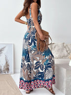 Paisley Print Spaghetti Strap Wide Leg Jumpsuit (9)