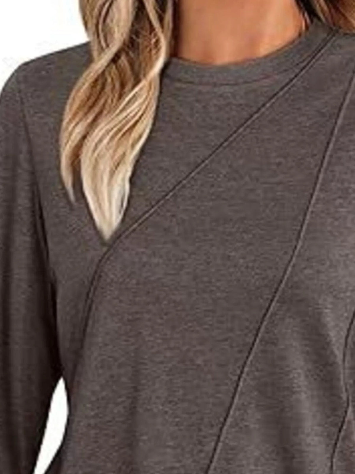 Round Neck Long Sleeve Top (26)
