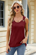 Round Neck Wide Strap Tank (10)