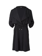 Drape Collar Lightweight Trench Coat (13)
