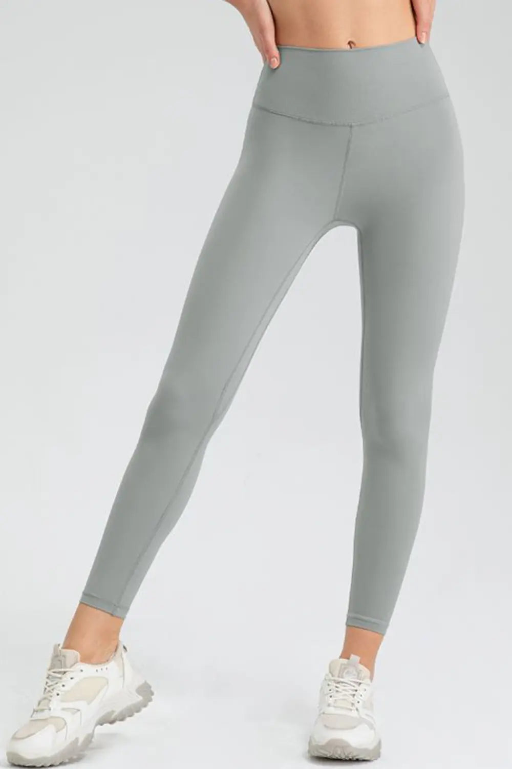 Wide Waistband Slim Fit Active Leggings (20)