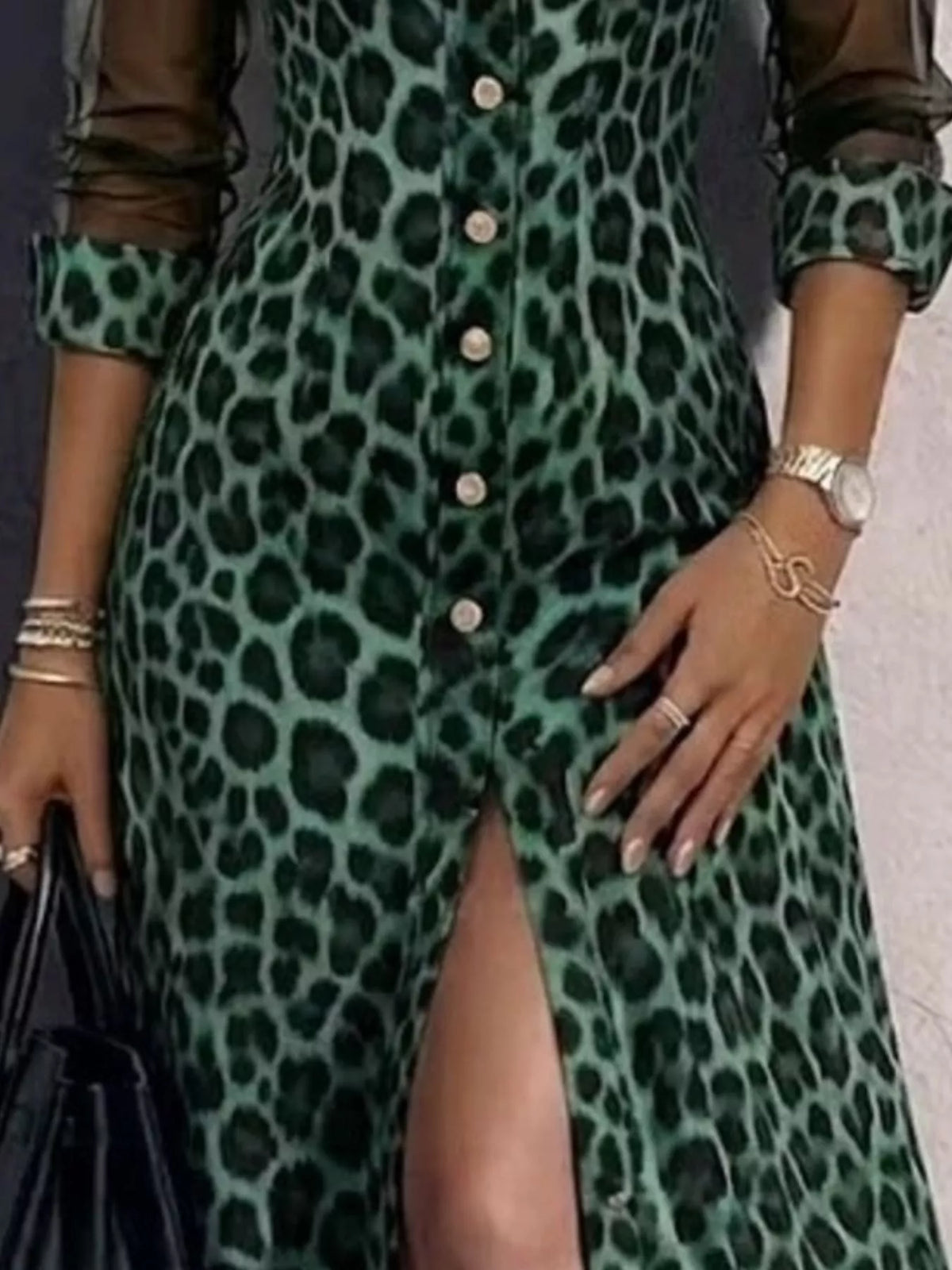 Leopard Sheer Mesh Dress (4)