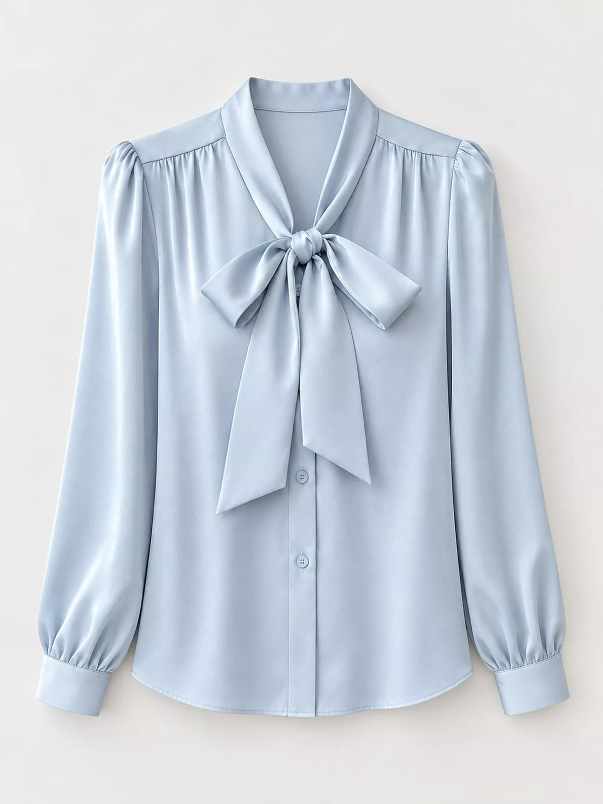 Full Size Tie Front Long Sleeve Shirt Plus (9)
