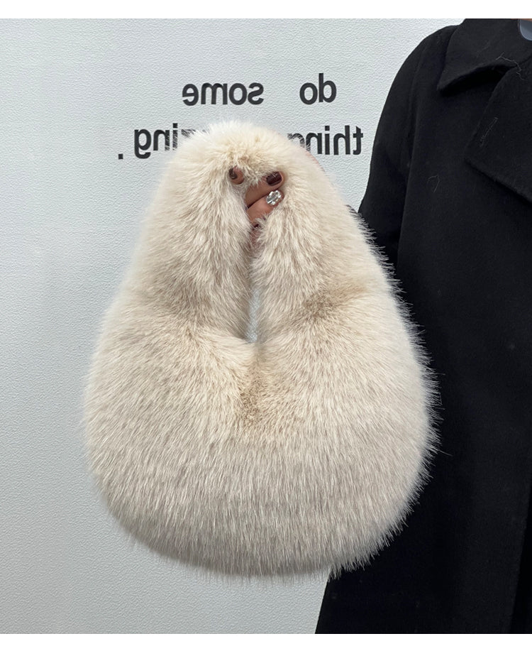Portable Fur Bag Fall Winter Popular photo 15