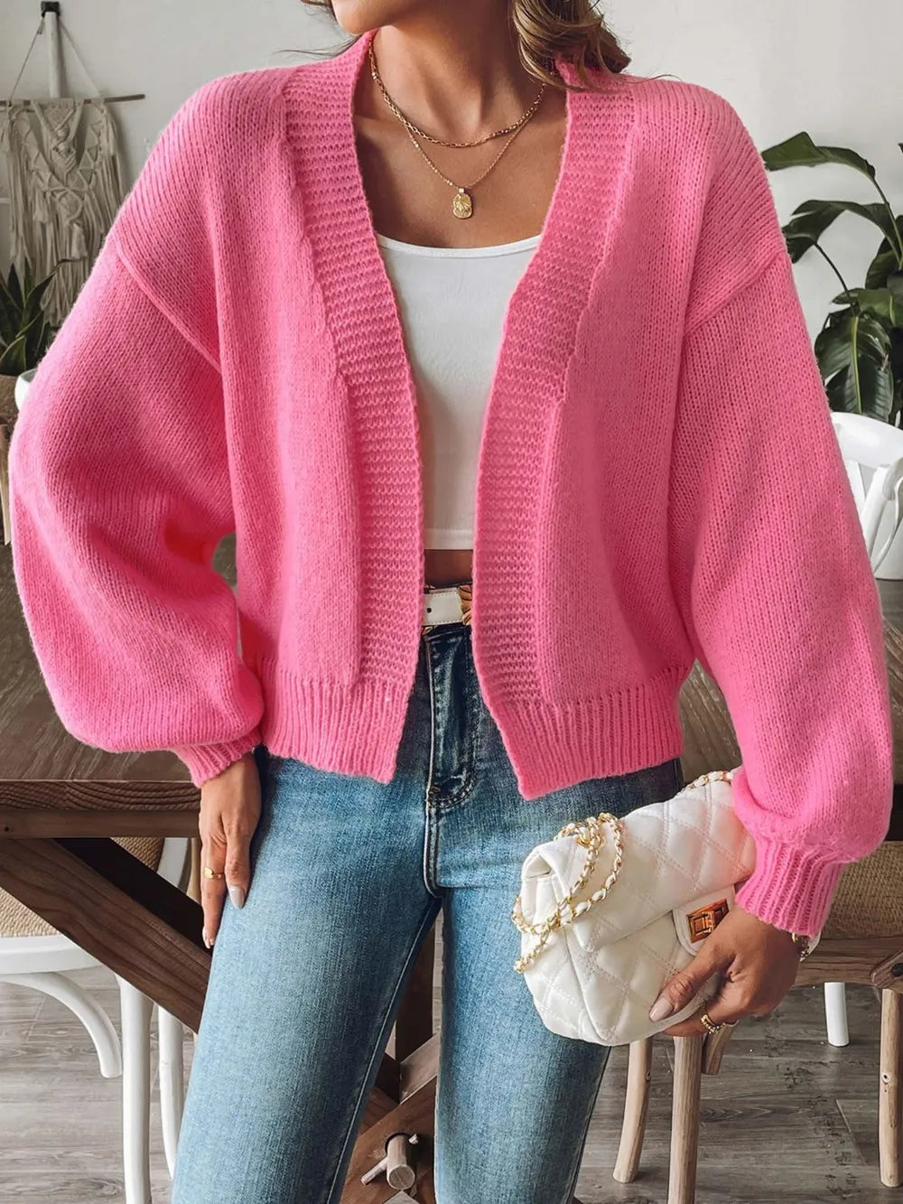 Open Front Long Sleeve Cardigan (9)