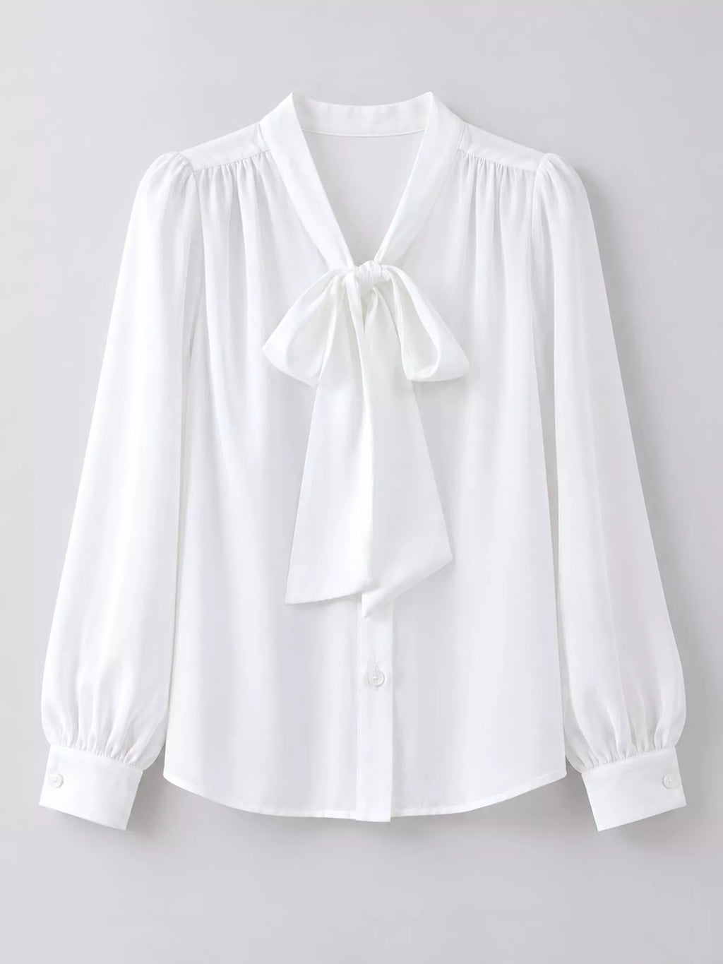 Full Size Tie Front Long Sleeve Shirt Plus (4)