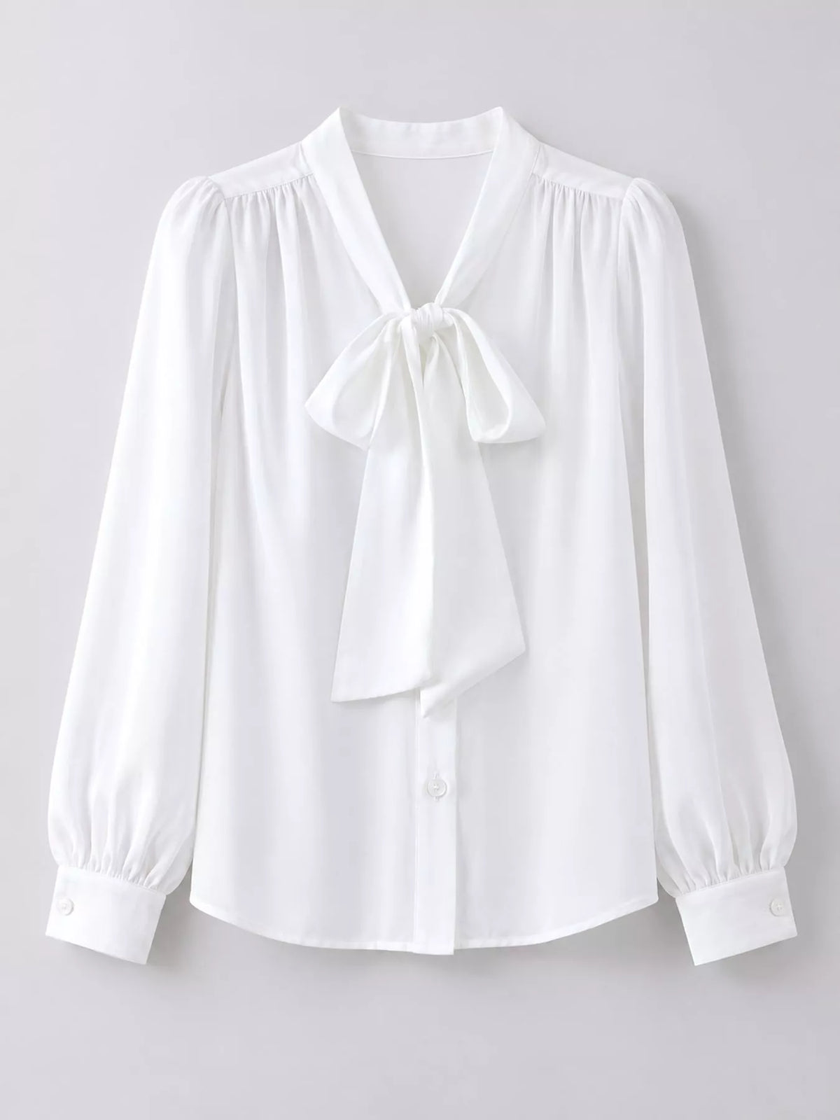 Full Size Tie Front Long Sleeve Shirt Plus (4)
