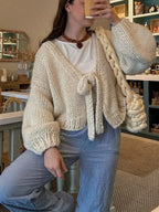 Chunky Knit Tie-front Cardigan (11)