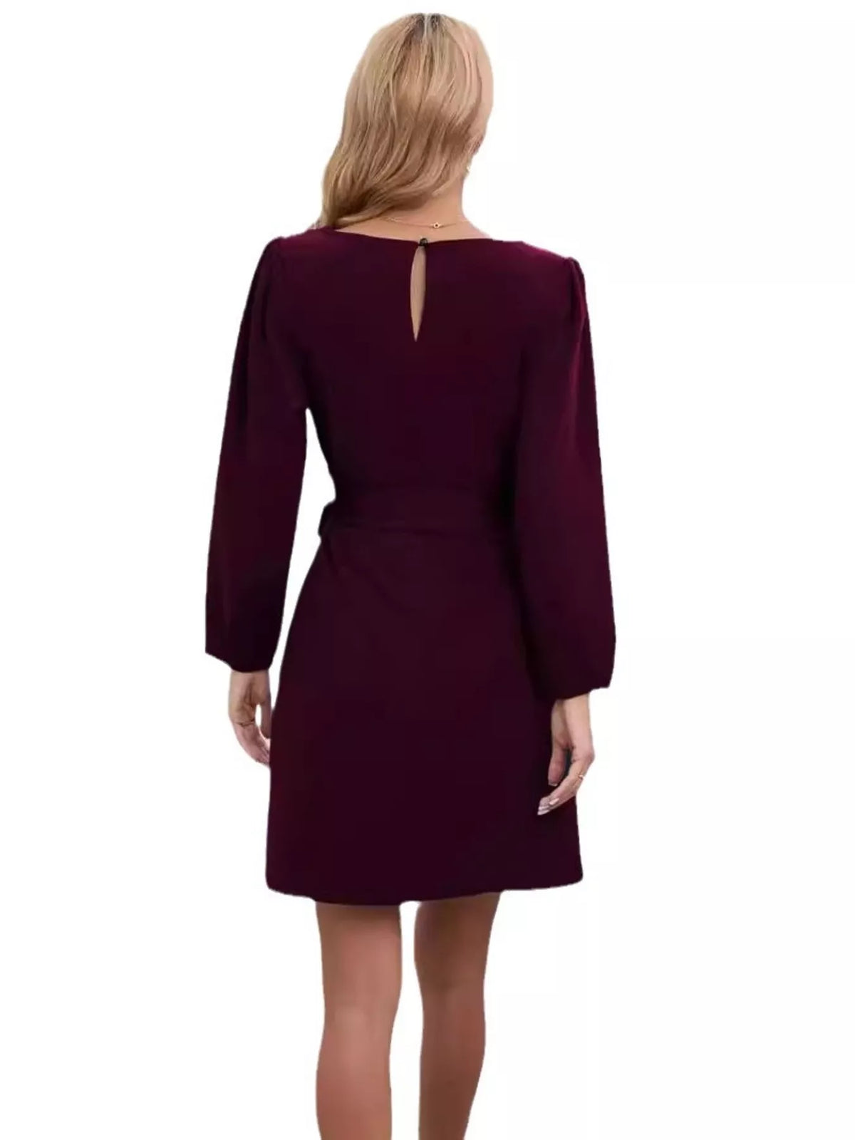 Tie-waist Mini Dress (11)