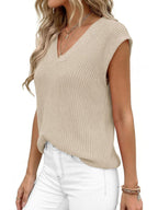 V-neck Sweater Vest (2)