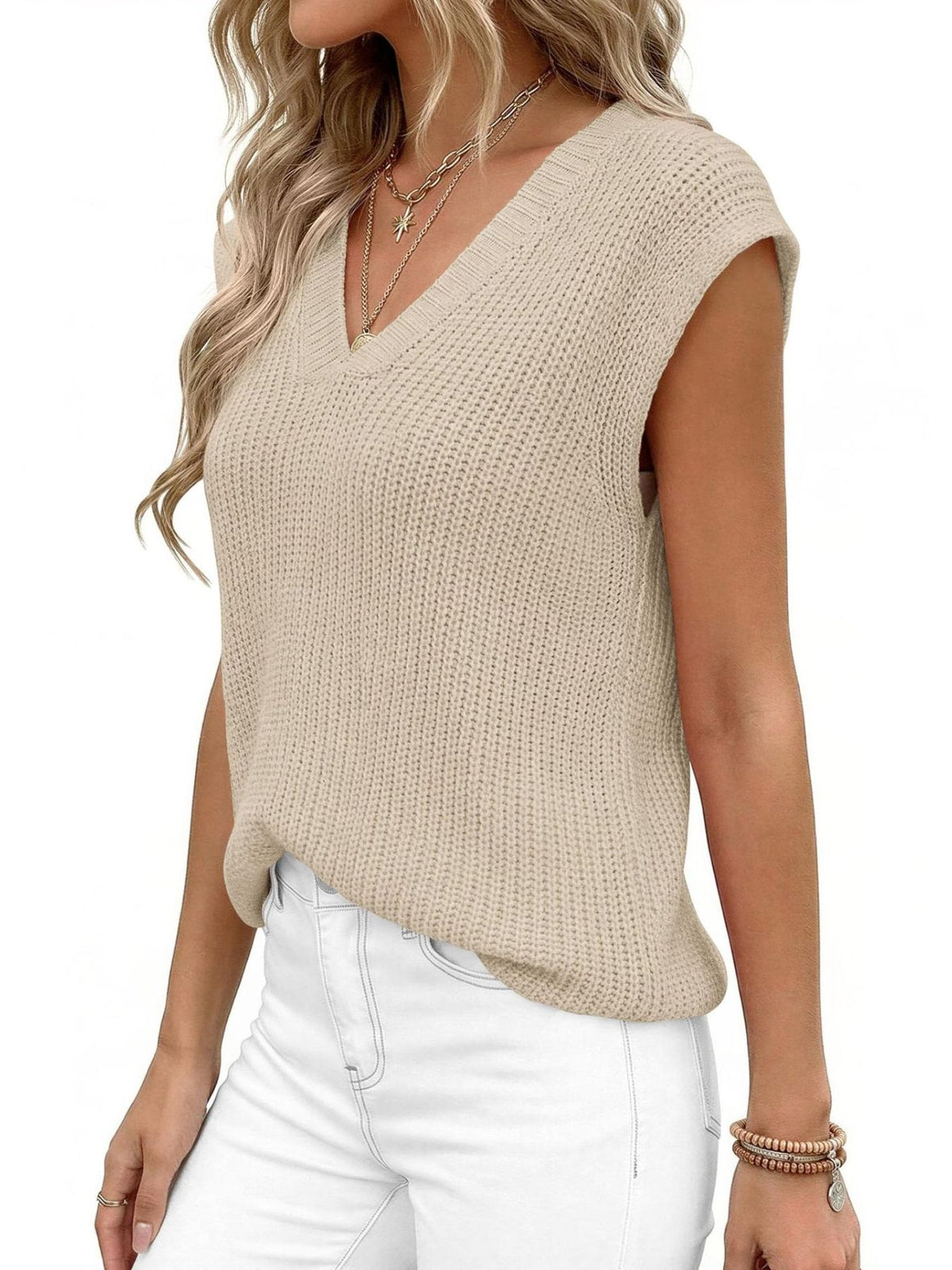V-neck Sweater Vest (2)
