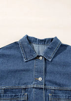 Pocketed Button Up Denim Jacket (19)