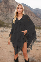 Tassel Hem Knit Cover Up (3)