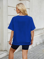 Round Neck Short Sleeve T-shirt (28)