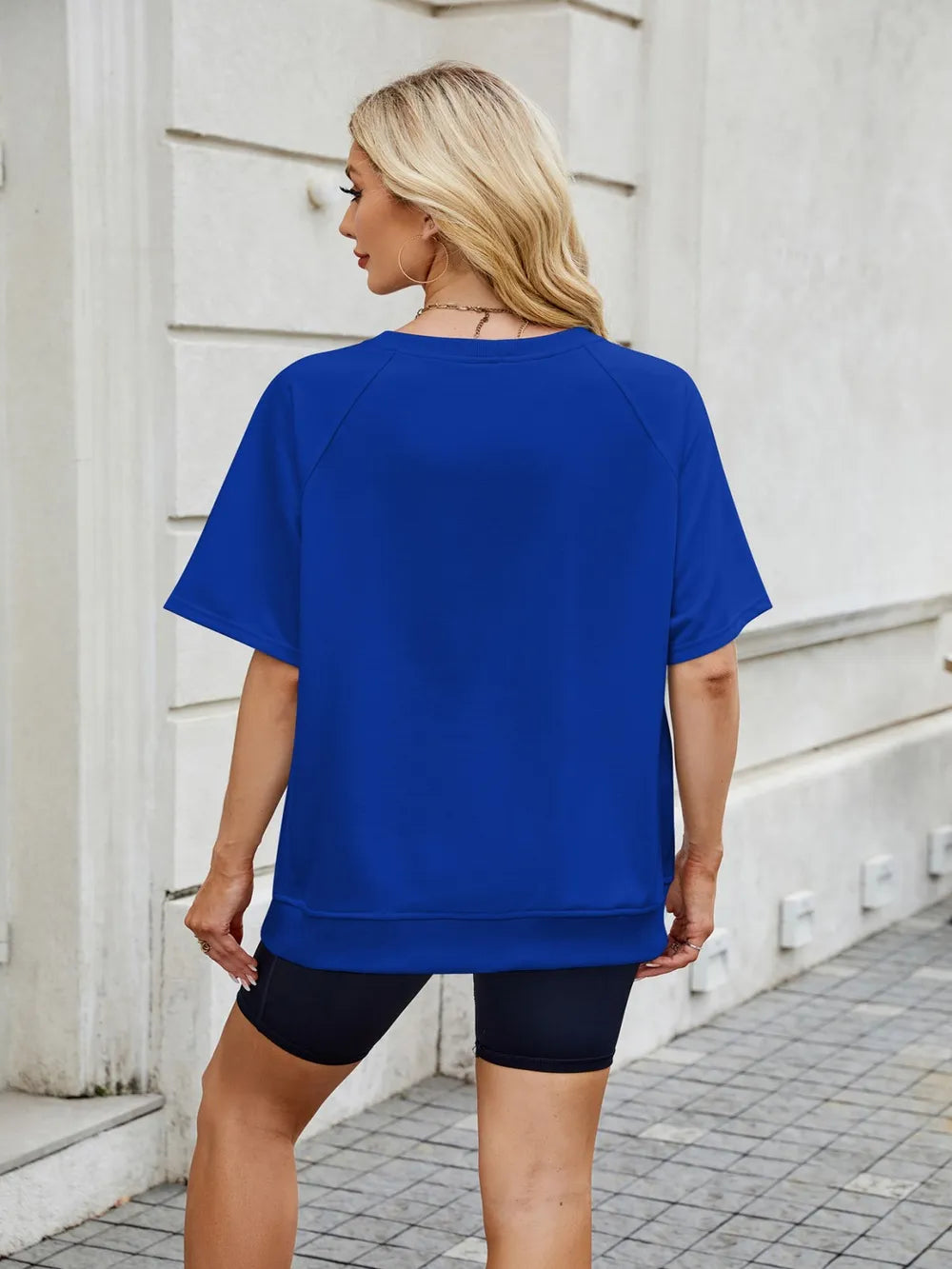 Round Neck Short Sleeve T-shirt (28)