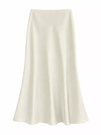 Full Size High-waisted Satin Midi Skirt Plus (27)
