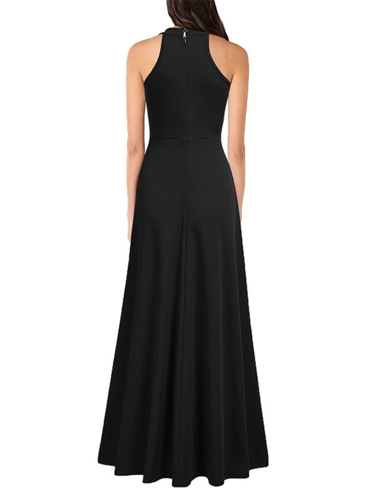 Sleeveless Slit Maxi Dress (3)