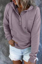 Dropped Shoulder Long Sleeve Hoodie Pocket (9)