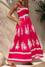 Printed Square Neck Cami Dress (18)