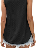 Eyelet Scoop Neck Tank (15)