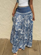 Paisley Print Maxi Skirt (2)