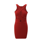 V-neck Solid Dress photo 4