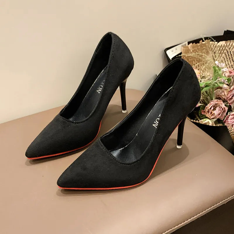 Point Toe Stiletto Pumps (2)