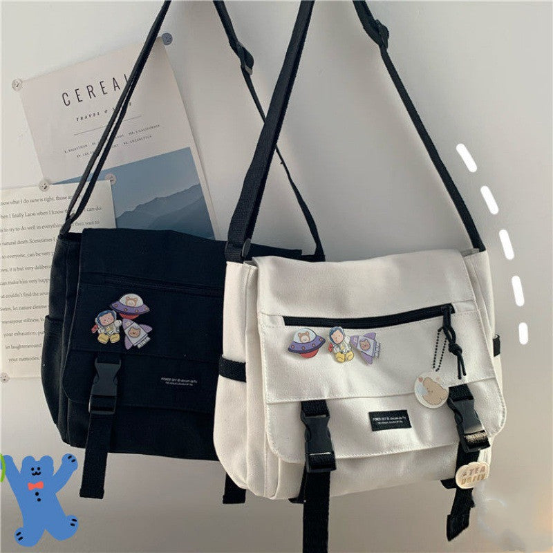 Dark Black Functional Bag Ins Retro Tooling Messenger photo 1