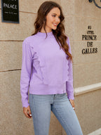 Round Neck Long Sleeve Sweater (5)