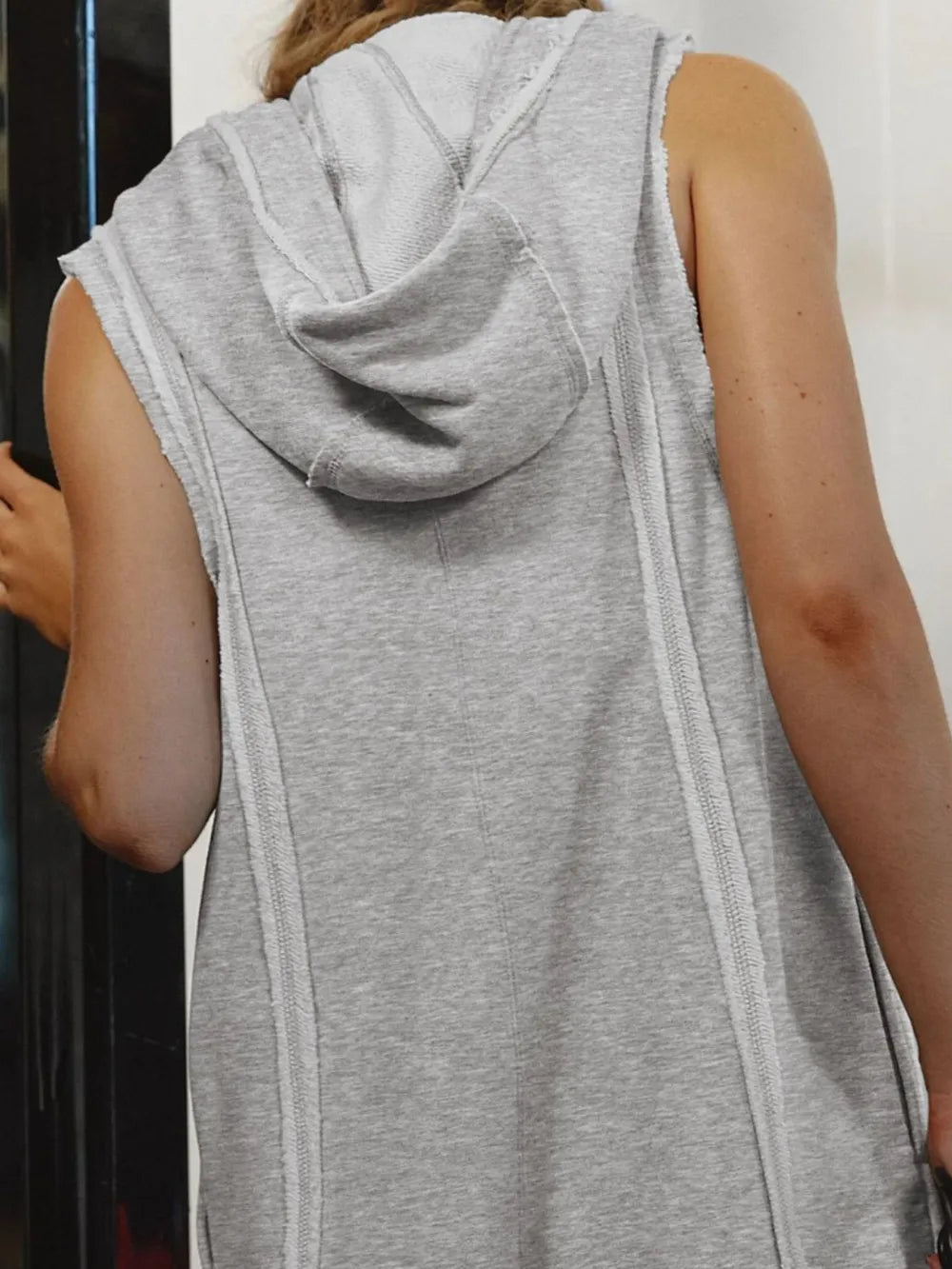 Half Zipped Hooded Sleeveless Romper (12)