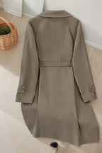 Wide Lapels Belt Trench Coat (10)