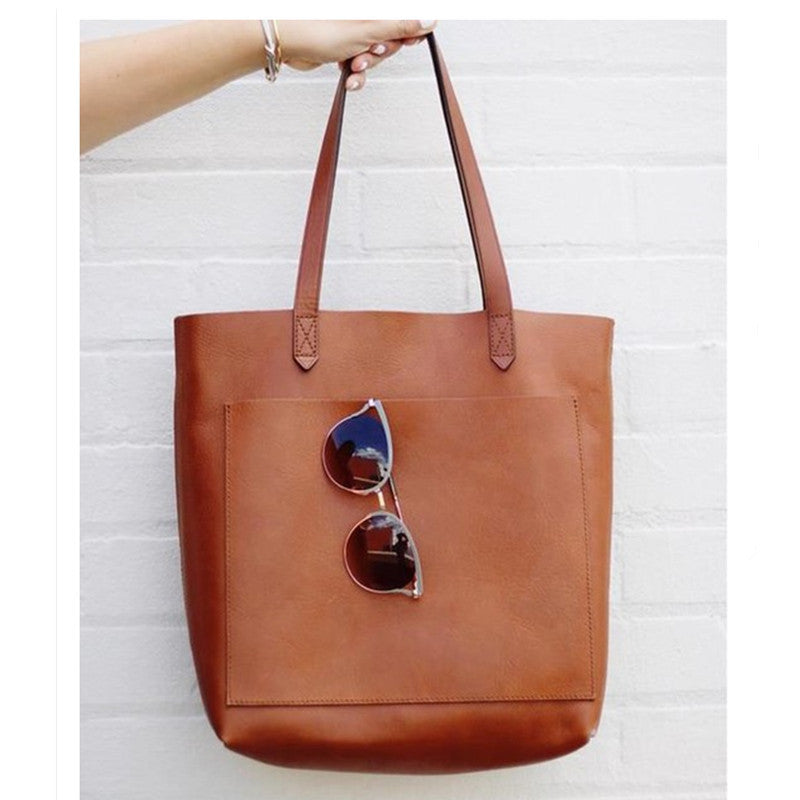 Leather Tote Medium Bag photo 1
