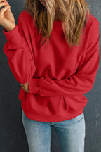 Round Neck Dropped Shoulder Sweatshirt (18)