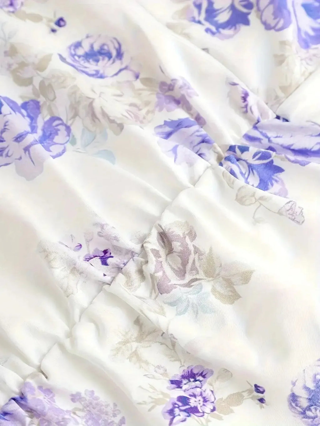Ruffled Hem Floral Tie-strap Mini Dress (8)
