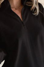 Half Zip Long Sleeve Sweatshirt (13)