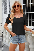 Eyelet Short Sleeve T-shirt (25)